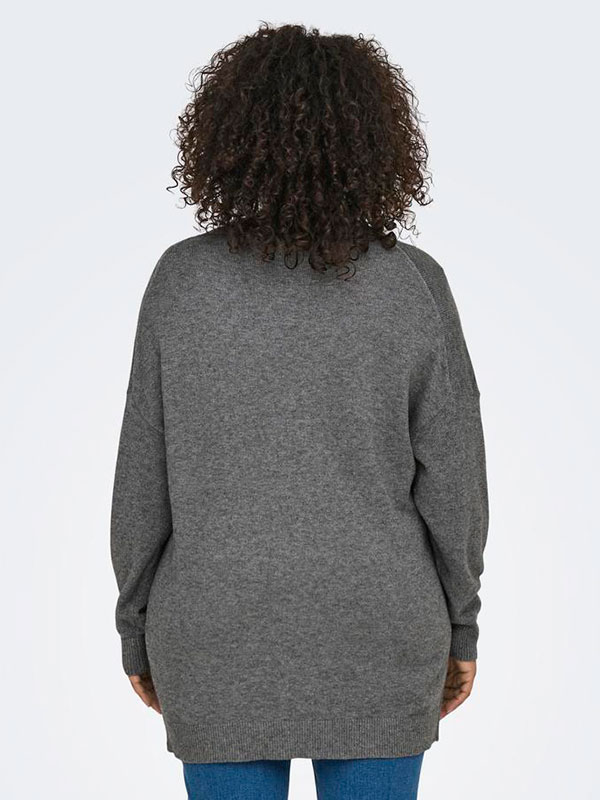 CARESLY - Plus Size Neuletakki fra Only Carmakoma