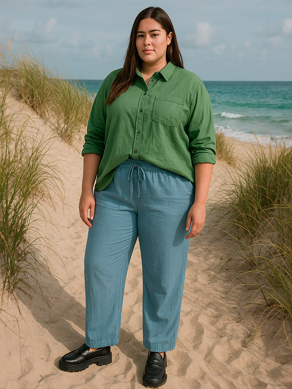 CARCARO - Plus Size Housut fra Only Carmakoma