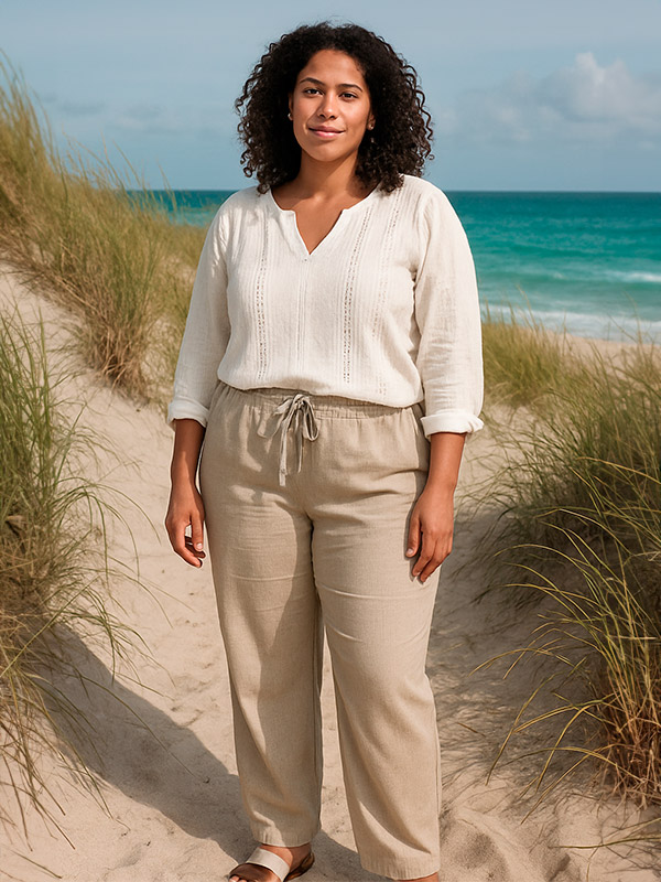 CARCARO - Plus Size Housut fra Only Carmakoma