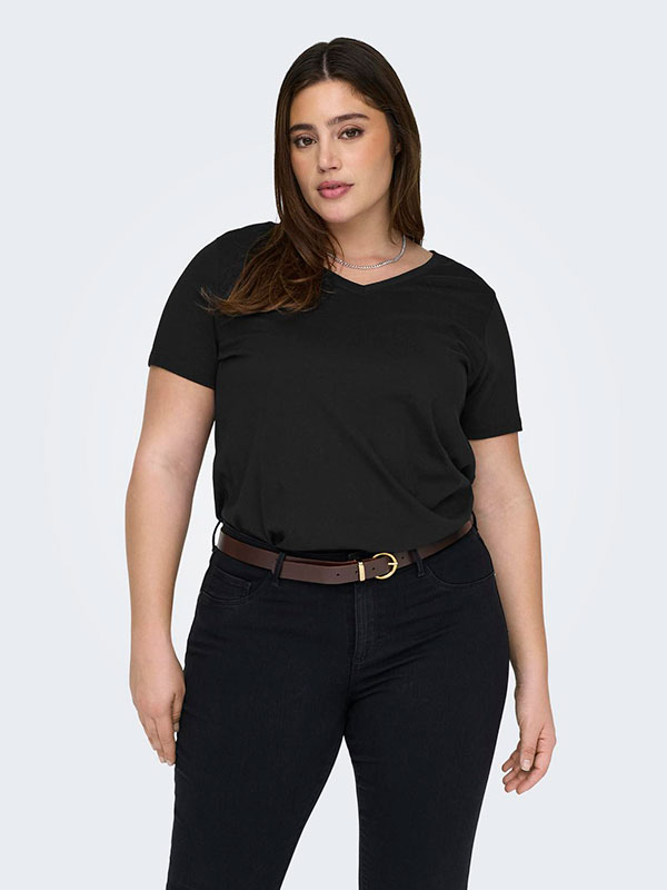CARBONNIE - Plus Size T-paita fra Only Carmakoma