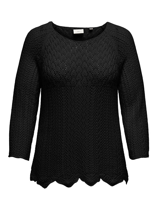 CARNOLA - Plus Size Villapaita fra Only Carmakoma