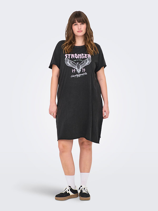 CARLUCY - Plus Size Mekko fra Only Carmakoma