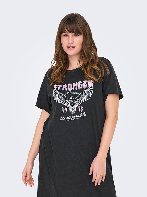 CARLUCY - Plus Size Mekko fra Only Carmakoma