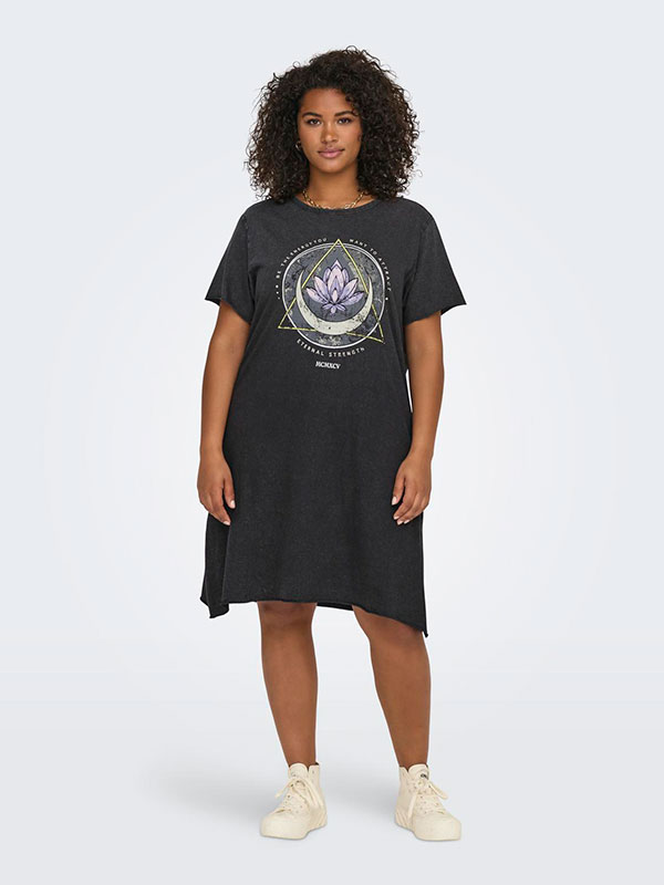 CARLUCY - Plus Size Mekko fra Only Carmakoma