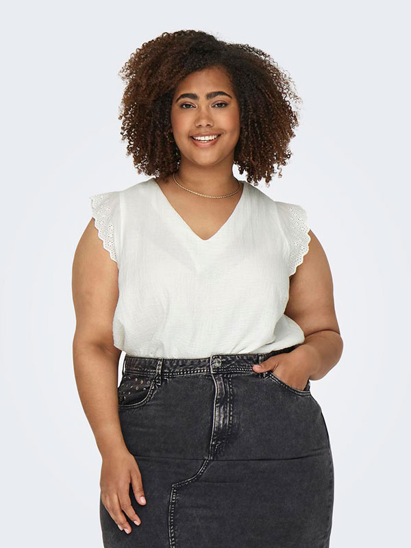 CARTHYRA - Plus Size Pusero fra Only Carmakoma