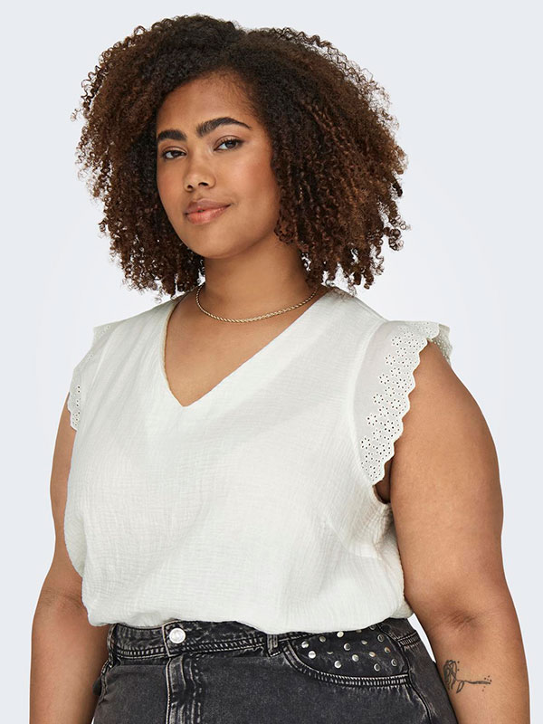 CARTHYRA - Plus Size Pusero fra Only Carmakoma