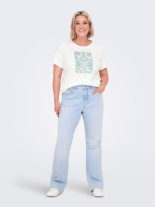 CARBOOSTERY - Plus Size T-paita fra Only Carmakoma