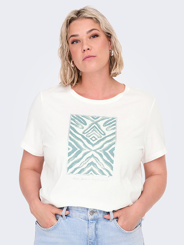 CARBOOSTERY - Plus Size T-paita fra Only Carmakoma