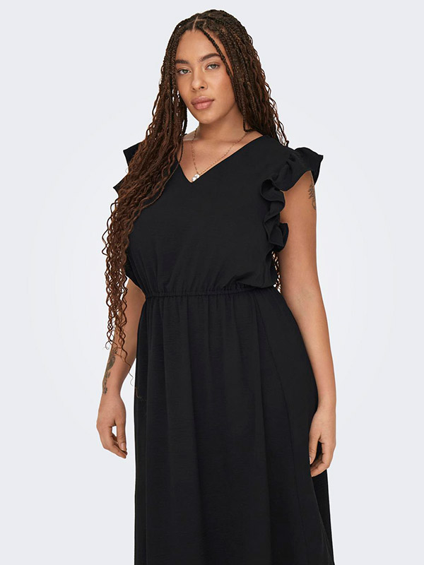 CARMETTA - Plus Size Mekko fra Only Carmakoma