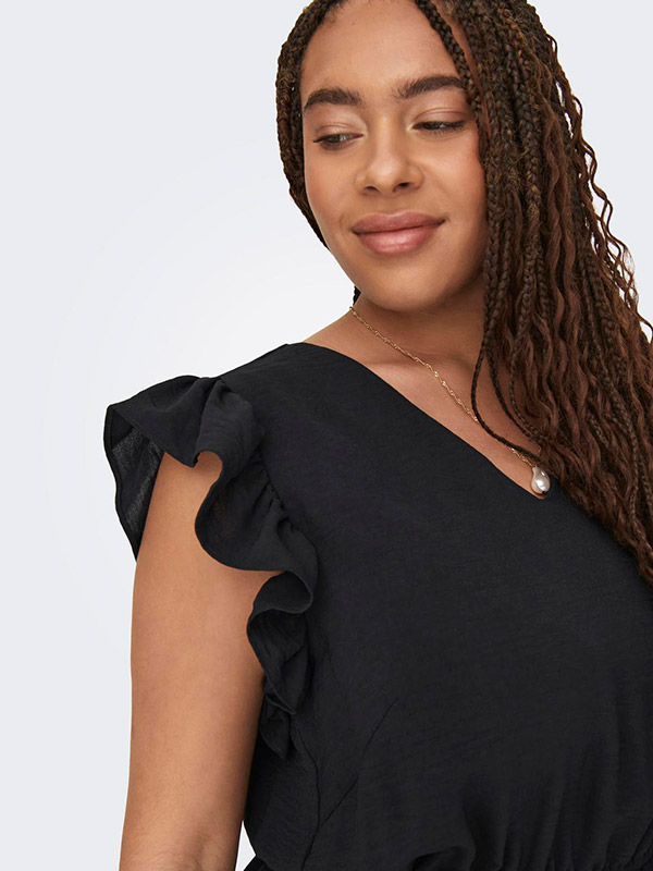CARMETTA - Plus Size Mekko fra Only Carmakoma