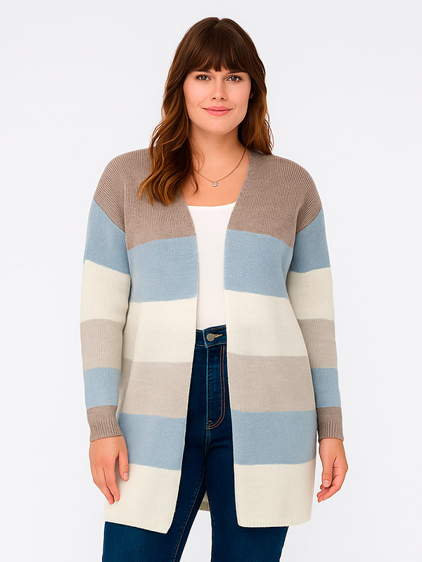 CARATIJA - Plus Size Neuletakki fra Only Carmakoma
