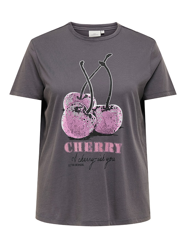 CARMIKO - Plus Size T-paita fra Only Carmakoma