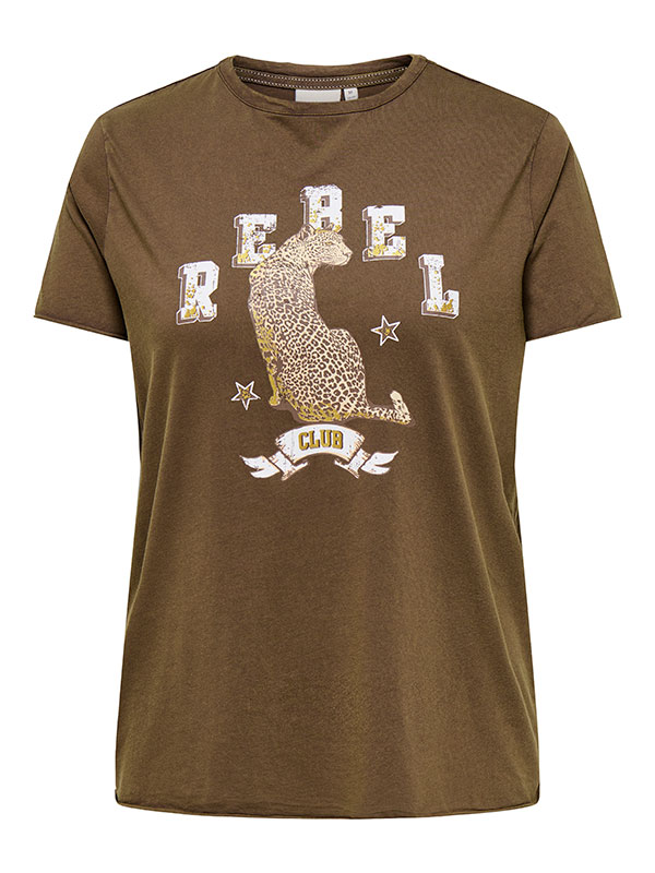 CARMIKO - Plus Size T-paita fra Only Carmakoma