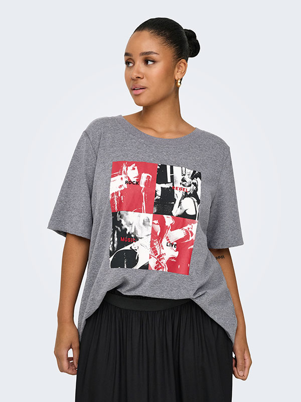 CARJIMINA - Plus Size T-paita fra Only Carmakoma