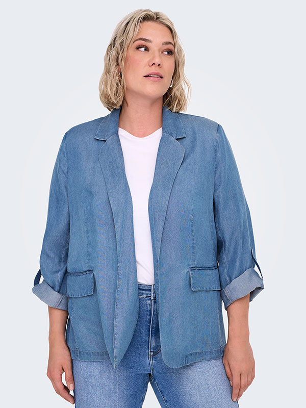 CARCHARIS - Plus Size Bleiseri fra Only Carmakoma