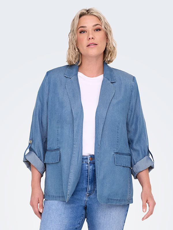CARCHARIS - Plus Size Bleiseri fra Only Carmakoma