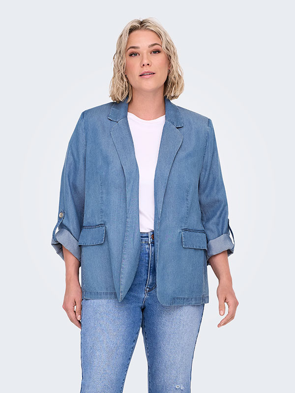 CARCHARIS - Plus Size Bleiseri fra Only Carmakoma