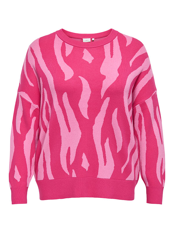 CARMONTANA - Plus Size Villapaita fra Only Carmakoma