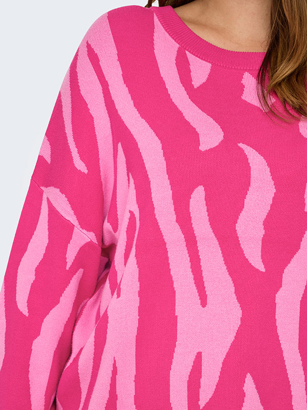 CARMONTANA - Plus Size Villapaita fra Only Carmakoma