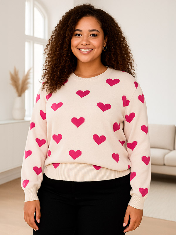 CARMONTANA - Plus Size Villapaita fra Only Carmakoma