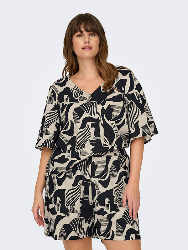 CARMALUSI - Plus Size T-paita fra Only Carmakoma