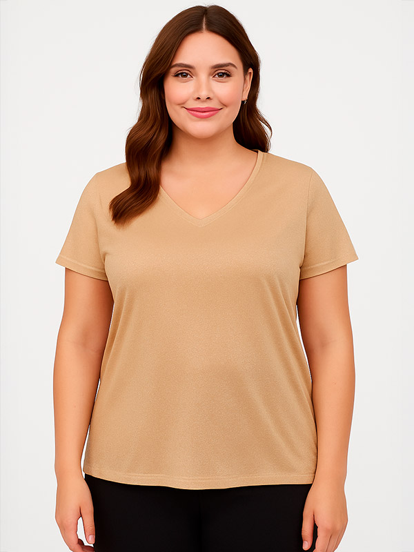 CARMELODI - Plus Size T-paita fra Only Carmakoma