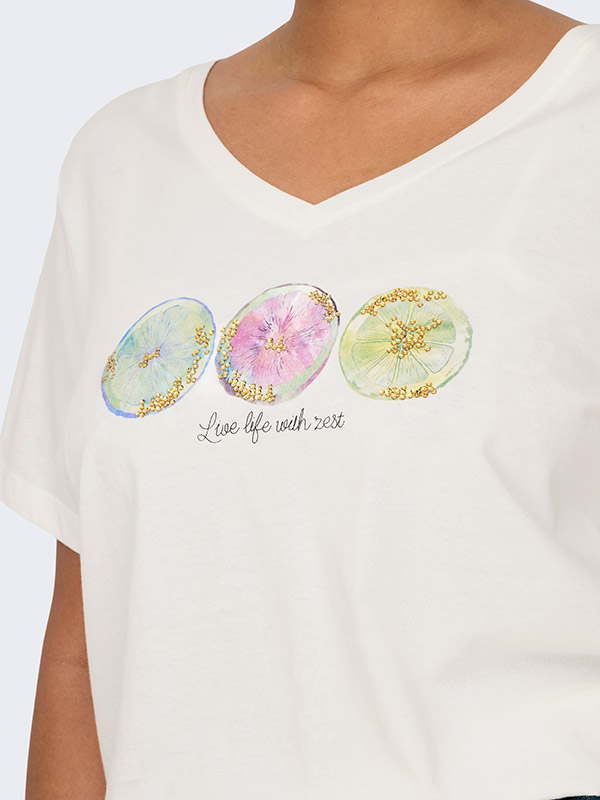CARTIRA - Plus Size T-paita fra Only Carmakoma