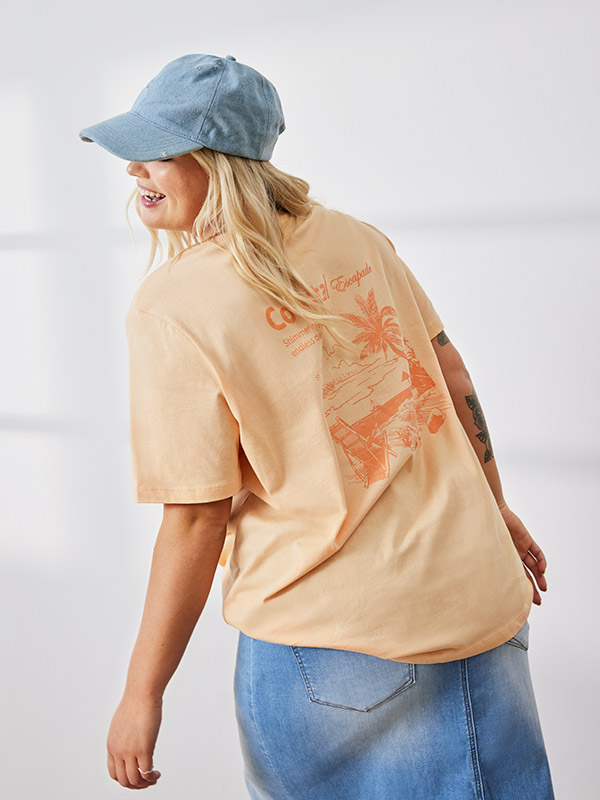 CARRASE - Plus Size T-paita fra Only Carmakoma
