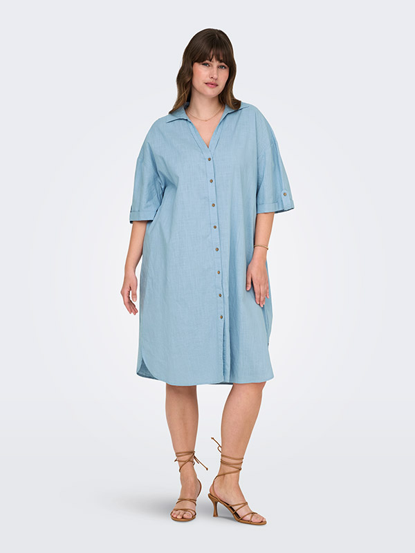 CARCOCO - Plus Size Mekko fra Only Carmakoma