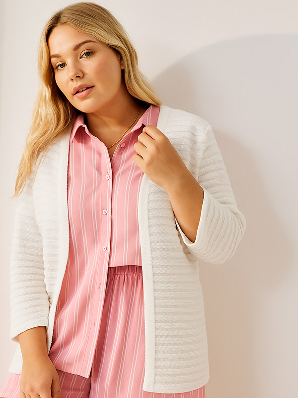 CARKELLY - Plus Size Neuletakki fra Only Carmakoma
