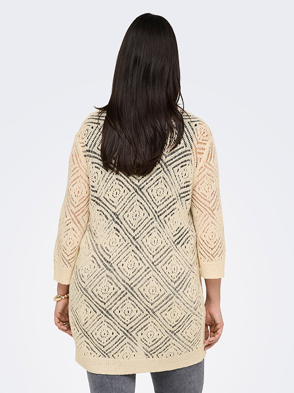 CARWISTY - Plus Size Neuletakki fra Only Carmakoma