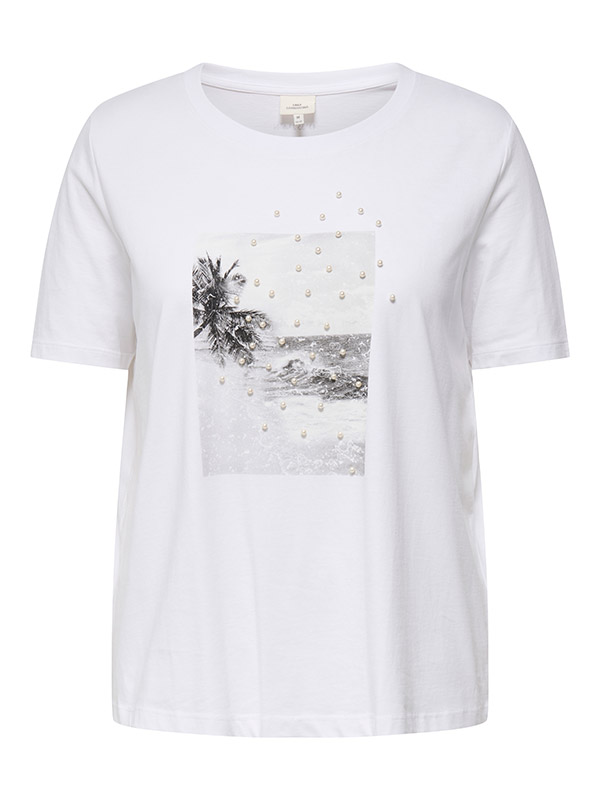 CARCELIA - Plus Size T-paita fra Only Carmakoma