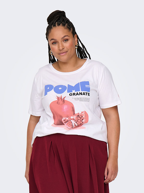 CARJAX - Plus Size T-paita fra Only Carmakoma