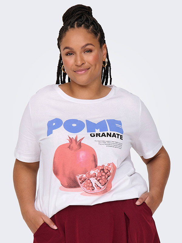 CARJAX - Plus Size T-paita fra Only Carmakoma