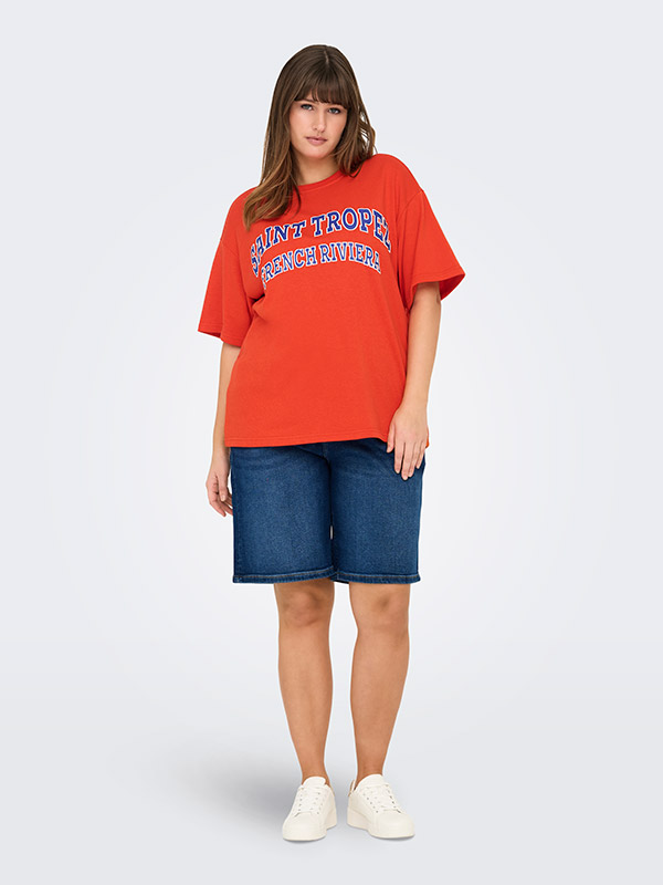 CARJILL - Plus Size T-paita fra Only Carmakoma