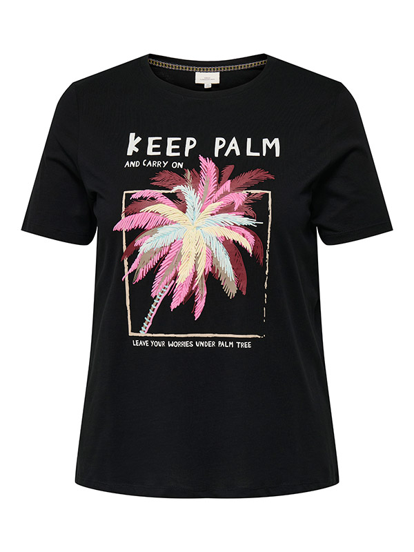 CARELLIOT - Plus Size T-paita fra Only Carmakoma