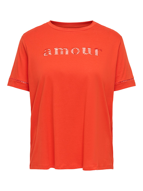 CARANNIE - Plus Size T-paita fra Only Carmakoma