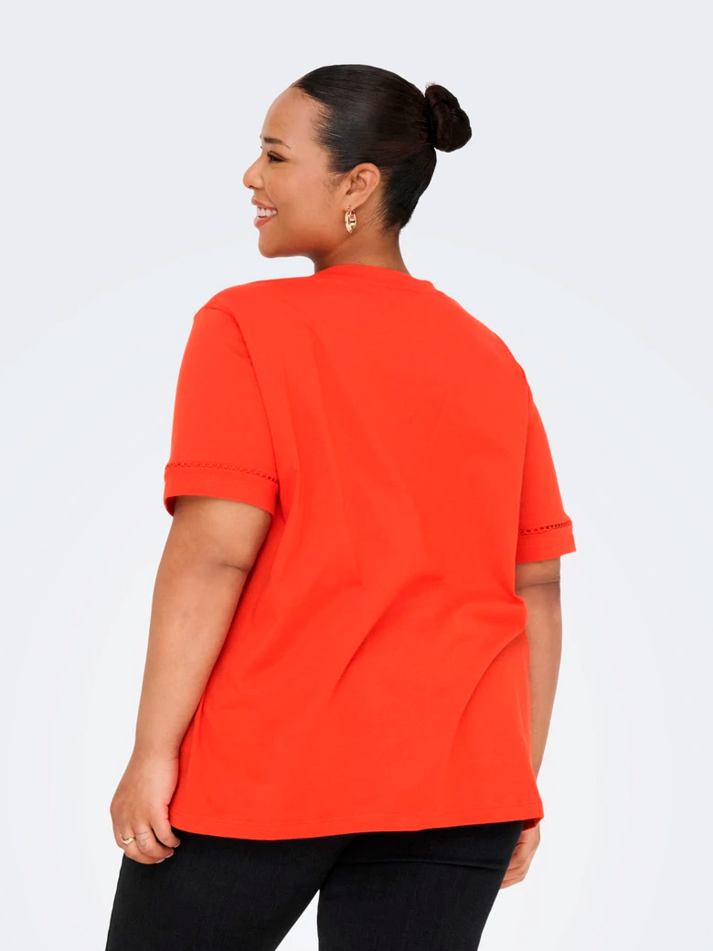 CARANNIE - Plus Size T-paita fra Only Carmakoma