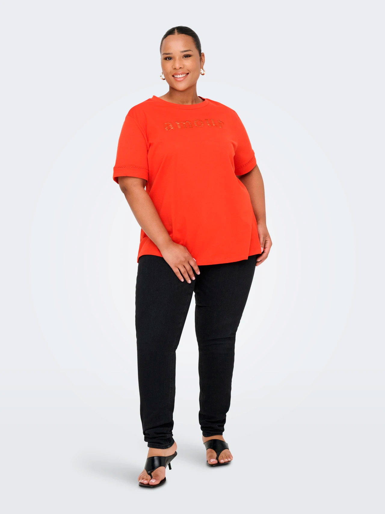 CARANNIE - Plus Size T-paita fra Only Carmakoma