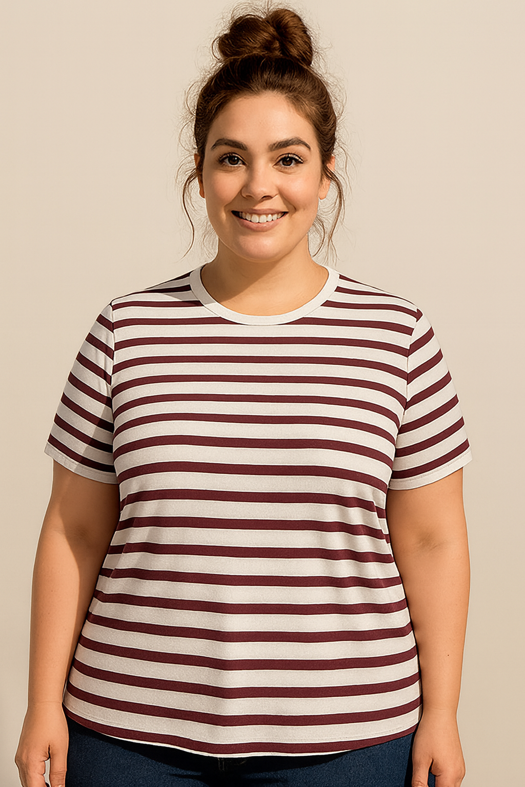 CARNEW - Plus Size T-paita fra Only Carmakoma