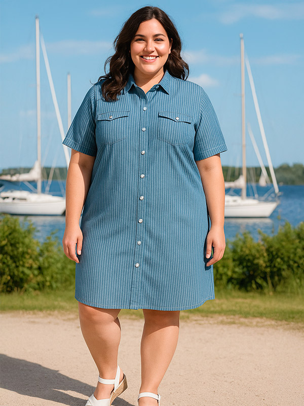 CARLOLAH - Plus Size Mekko fra Only Carmakoma