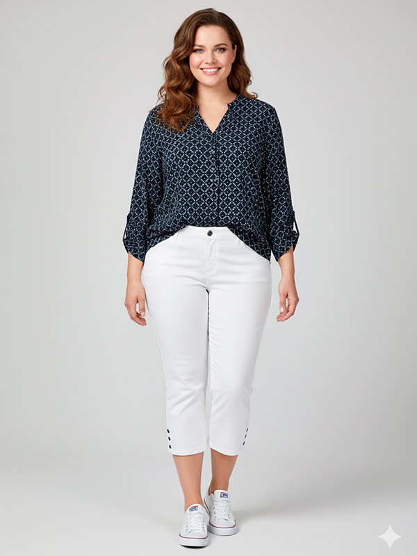 SALSA - Plus Size Housut fra Zhenzi