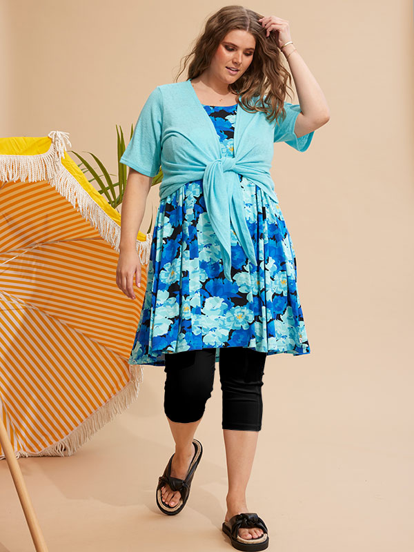 TWIST - Plus Size Leggingsit fra Zhenzi