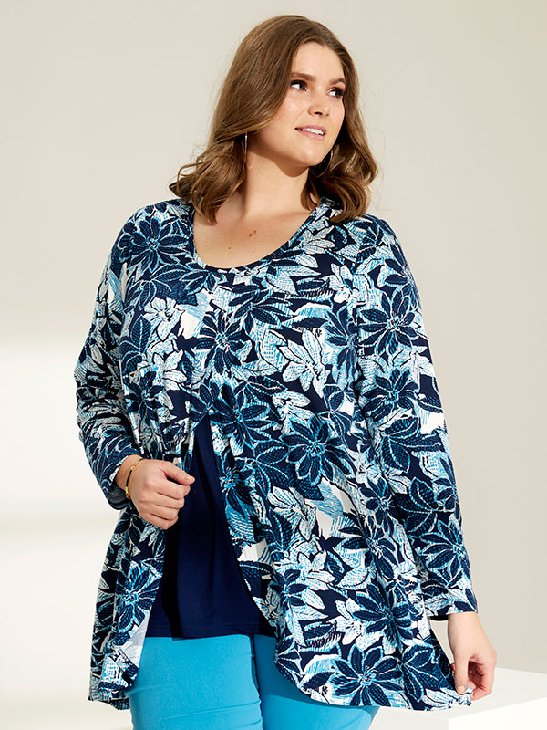 ESTHER - Plus Size Tunic fra Zhenzi