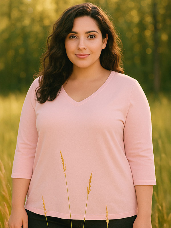 ALBERTA - Plus Size T-paita fra Zhenzi
