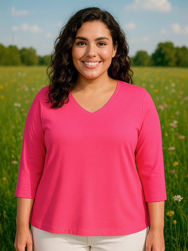 ALBERTA - Plus Size T-paita fra Zhenzi
