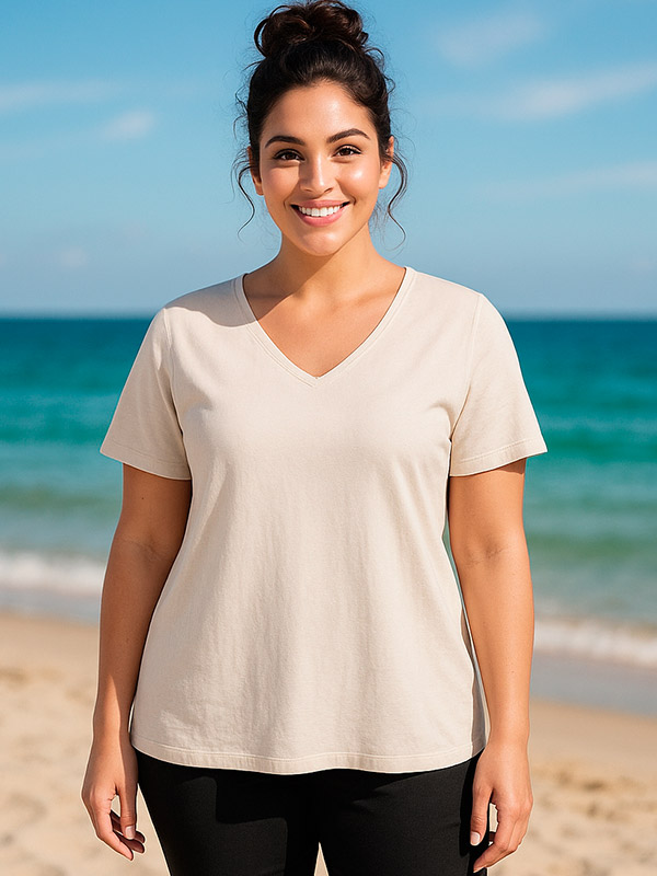 AMIN - Plus Size T-paita fra Zhenzi