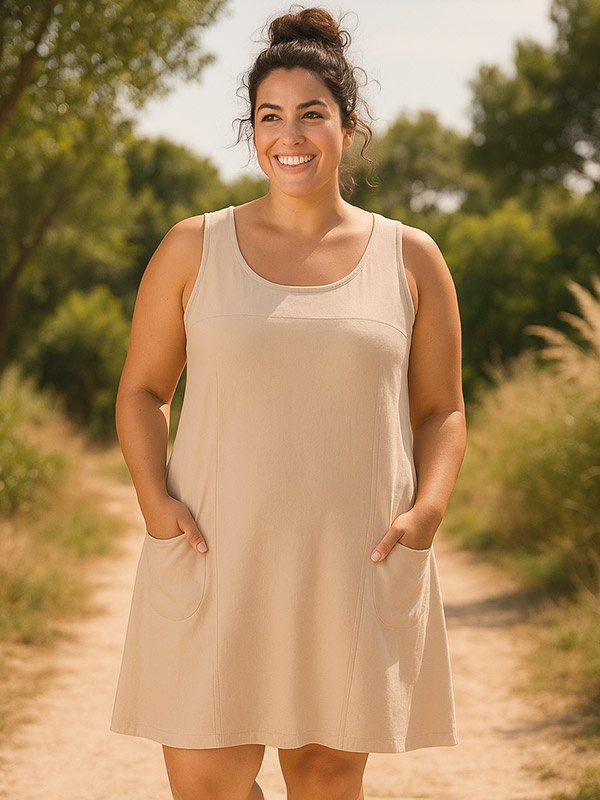 AMIN - Plus Size Mekko fra Zhenzi