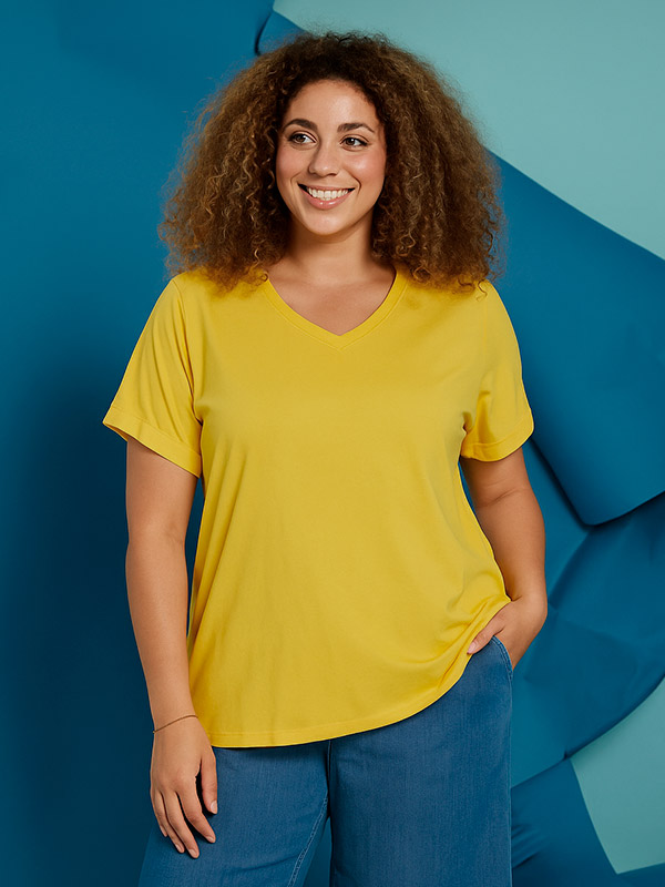 ALBERTA - Plus Size T-paita fra Zhenzi
