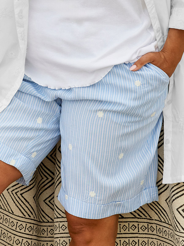 GERA - Plus Size Shortsit fra Zhenzi